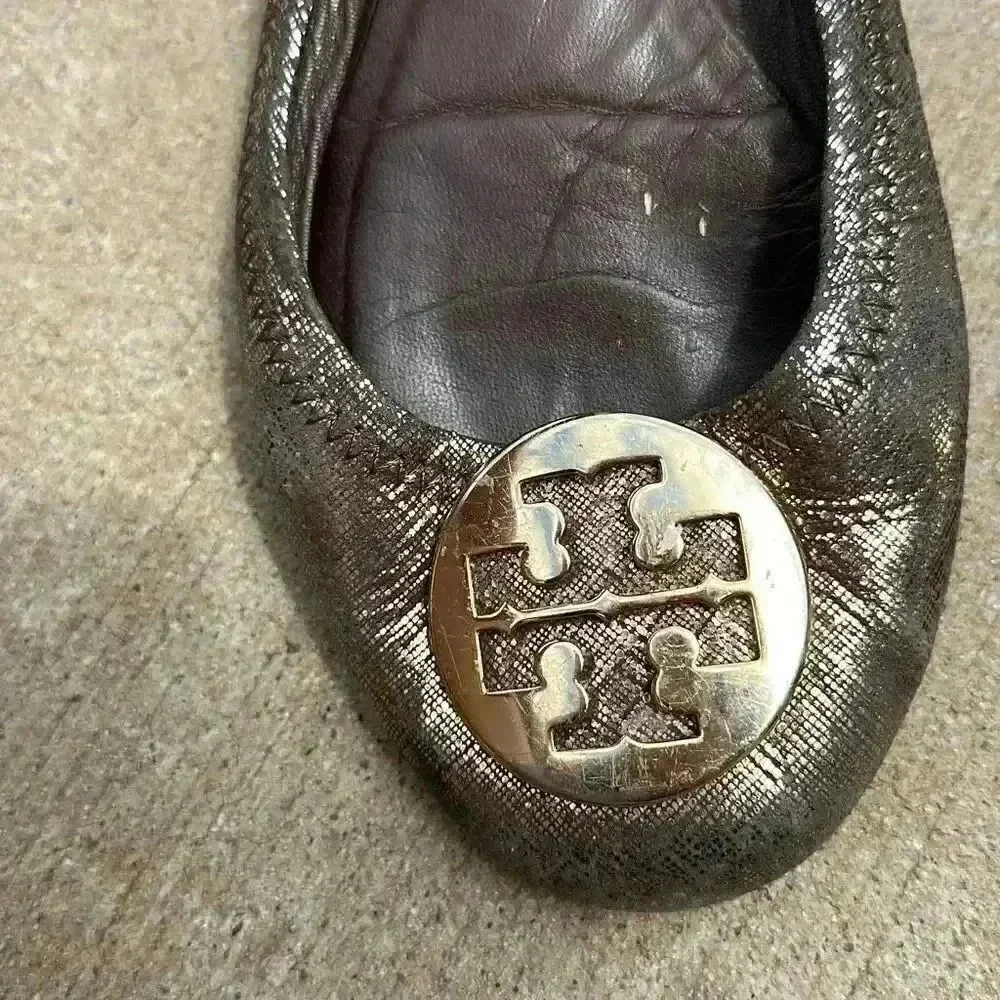 Tory Burch Metallic Flats